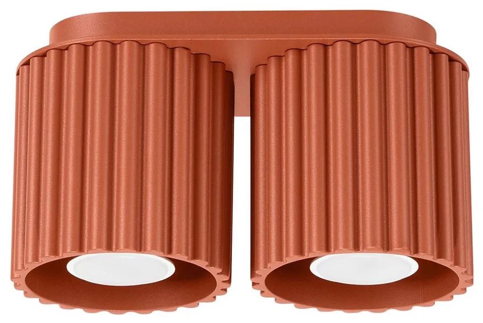 Sollux  SL.1800 - Точково осветително тяло AURA 2xGU10/10W/230V оранжево