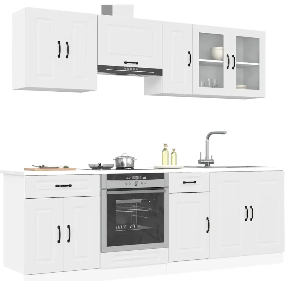 3314821 vidaXL Комплект кухненски шкафове от 8 части Kalmar, инженерно дърво