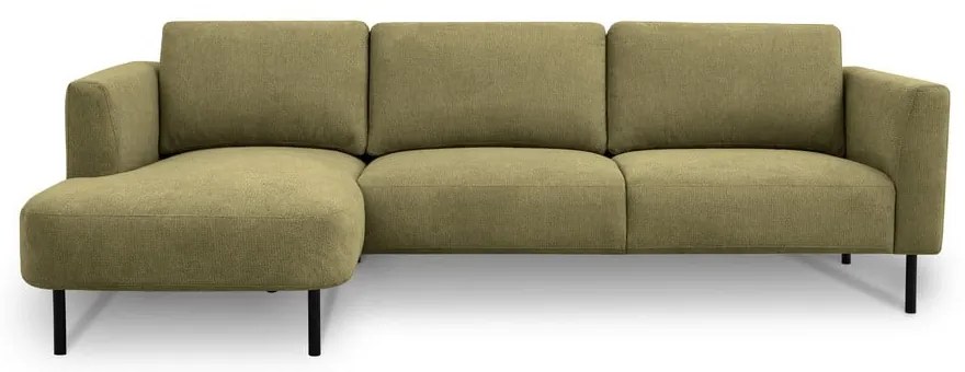 Ъглов диван в цвят горчица (ляв ъгъл) Hero – Scandic