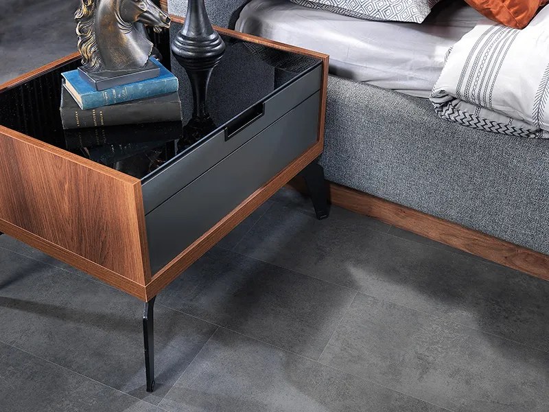 нощно шкафче ZETT2MDF сиво
