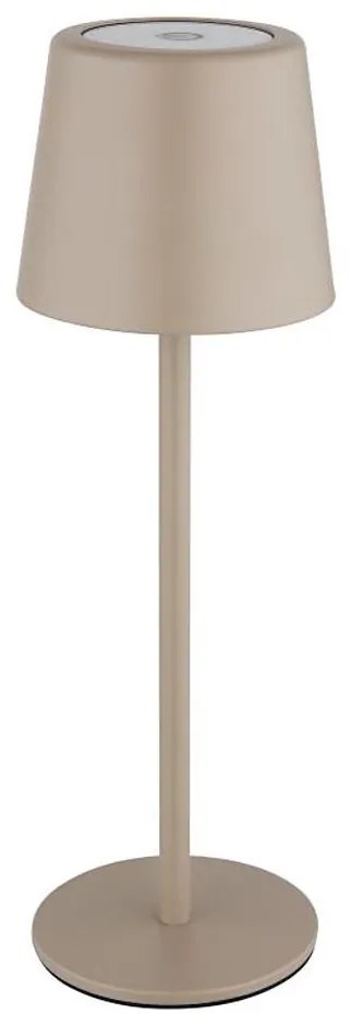 Globo 58482S-LED Външна настолна лампа VAN. 12W/5V 2200mAh IP44 крем