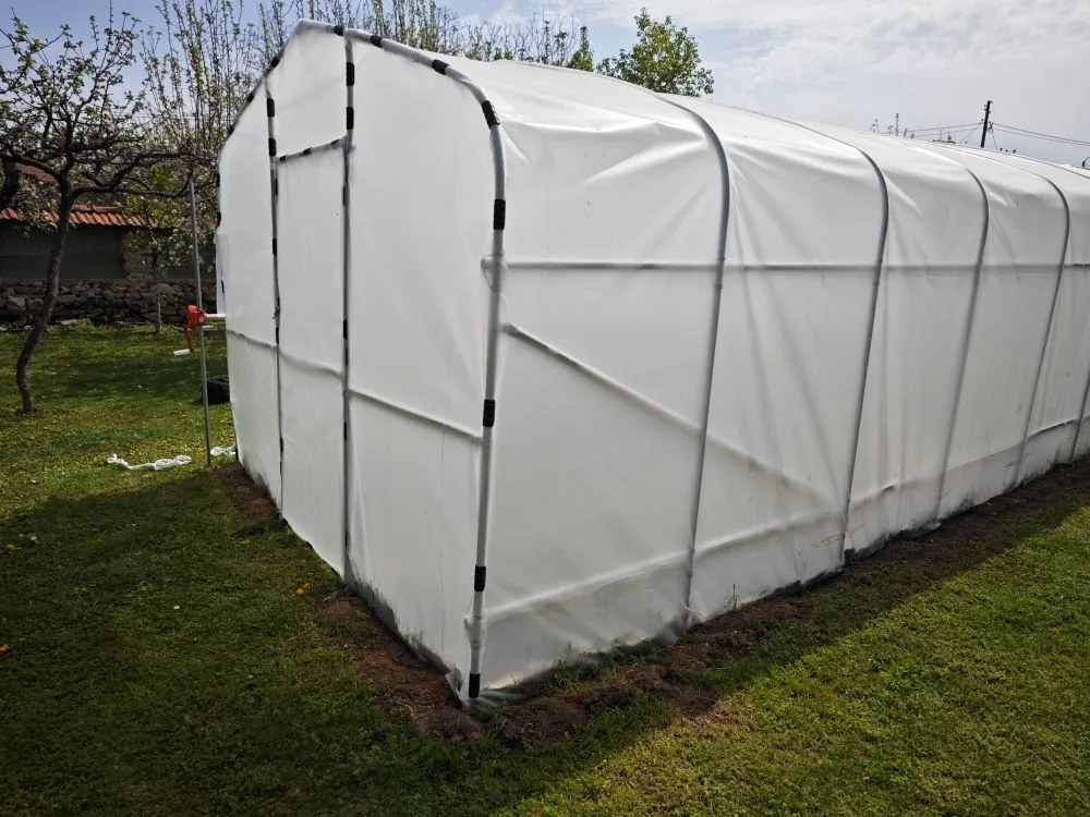Професионална модулна оранжерия Tunnel Pro System 3 - 18 кв.м. с една врата (6x3x2m)