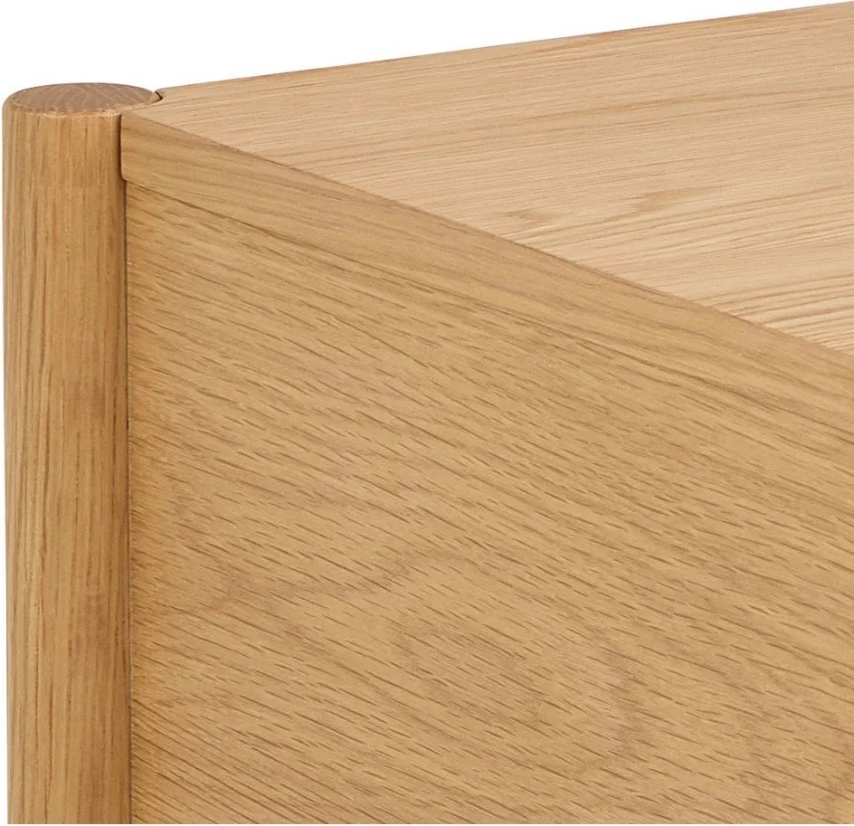 Нощно шкафче от декор от дъб в светло естествен цвят Monfort – Actona