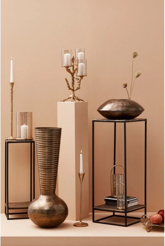 Метални свещници в комплект за чаена свещ 2 бр. Sagar – Bizzotto