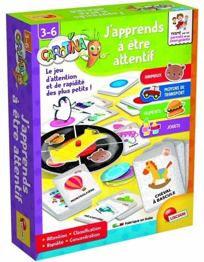 Образователна Игра Lisciani Giochi Carotina J'apprends