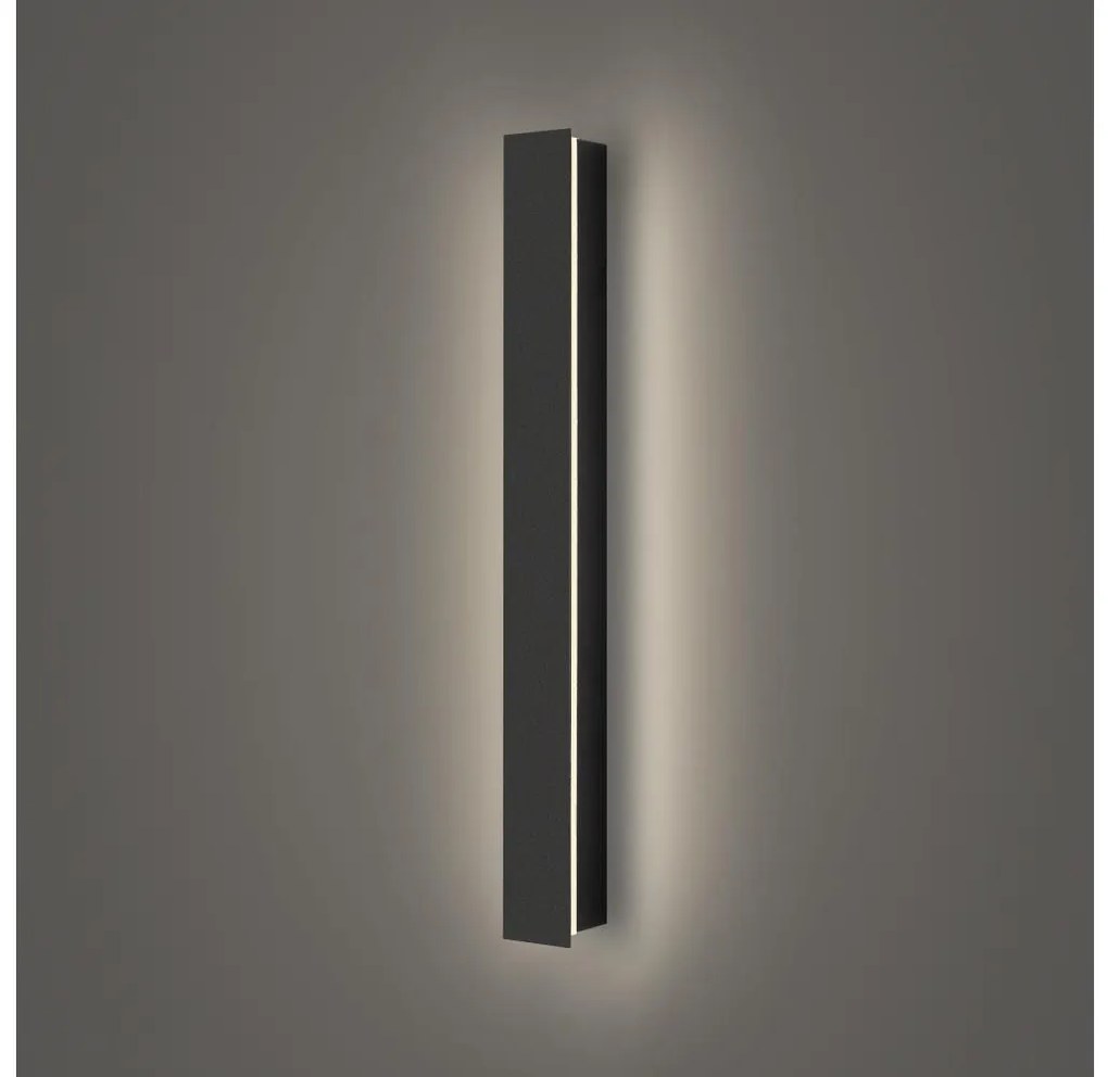 Brilagi - Външно стенно LED осветително тяло LINEAR LED/12W/230V 4000K IP65 черно