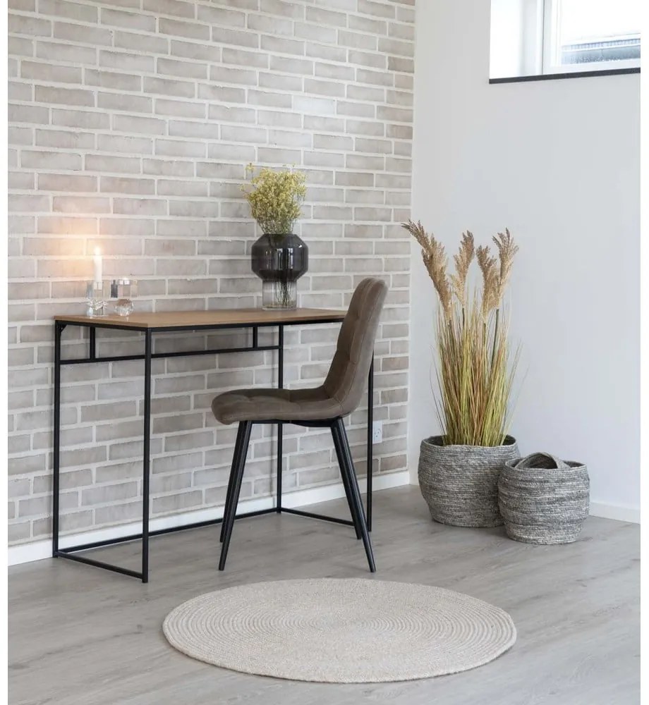 Писалище с плот в дъбов декор Vita - House Nordic