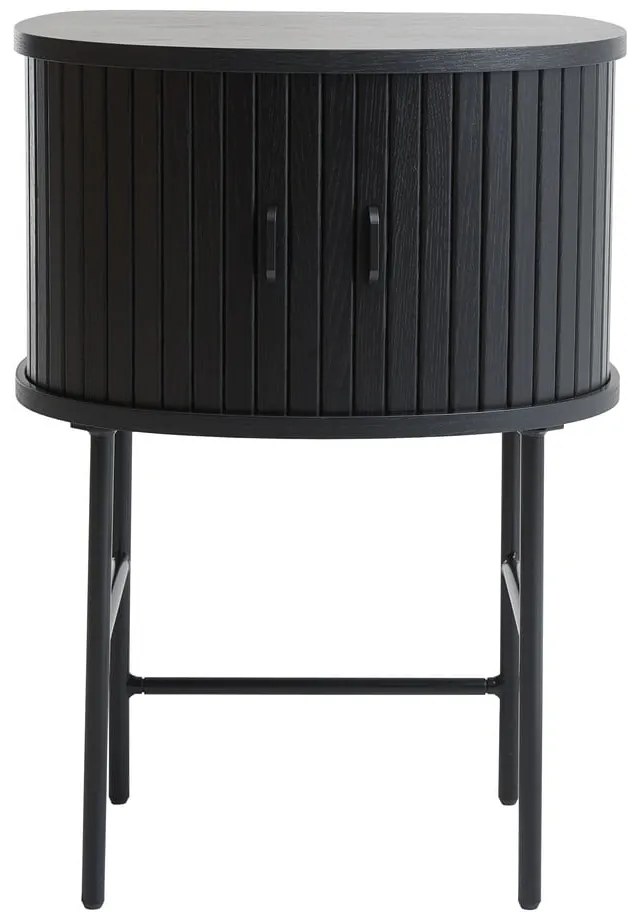 Черно нощно шкафче Nola – Unique Furniture