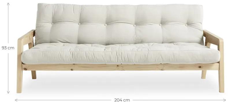 Син велурен диван 204 cm Grab - Karup Design