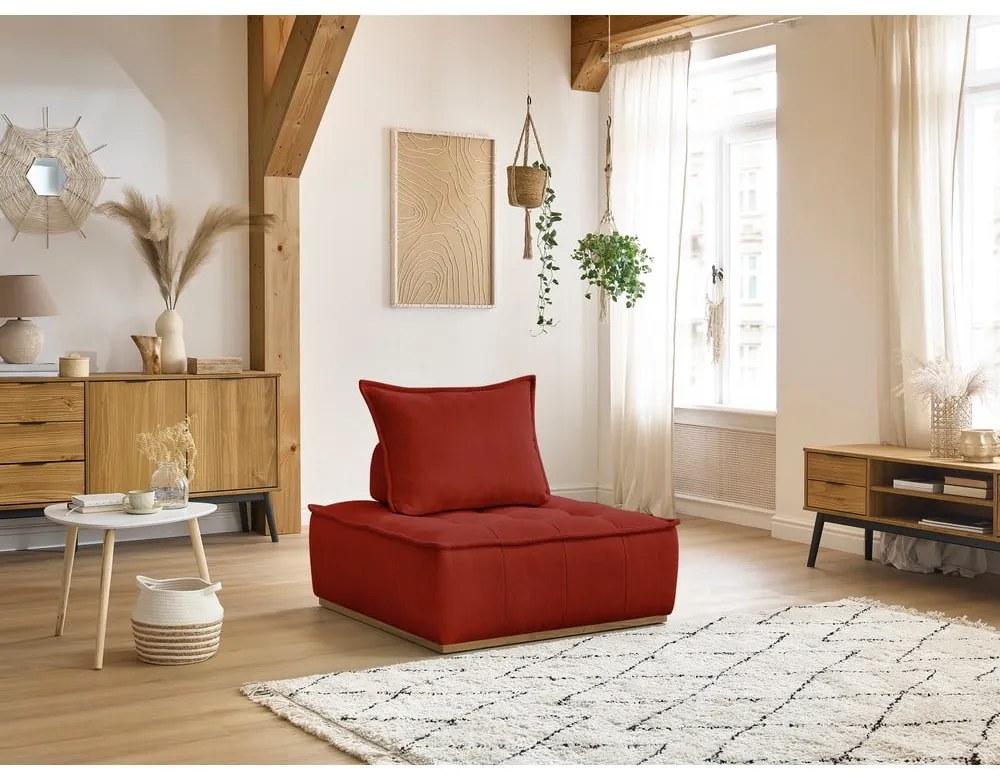 Шенилово кресло в тухлен цвят Elisa – Bobochic Paris