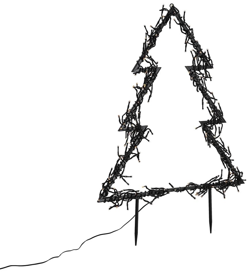 Коледен прожектор Коледна елха с LED IP44 - Rudolph