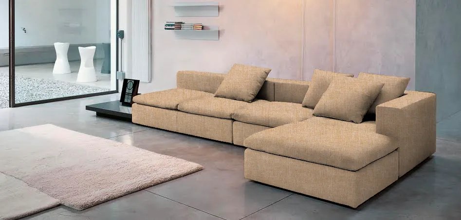 Ъгъл диван Lory-280φ 135β cm.-beige