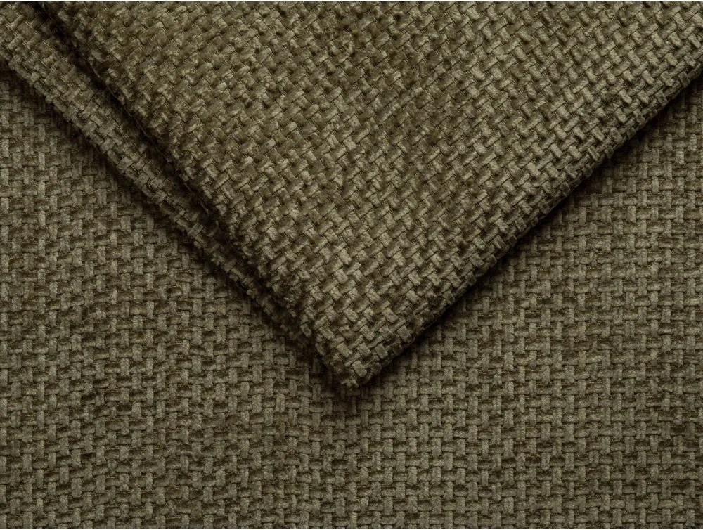 Зелен шенилов ъглов диван (ляв ъгъл) Lupine – Micadoni