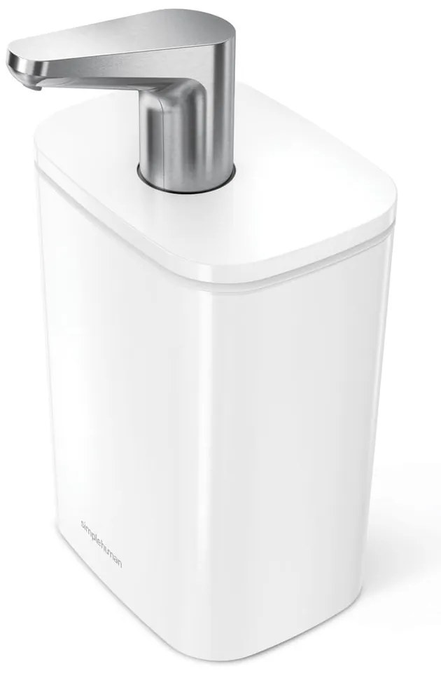 Дозатор за сапун от бяла стомана 473 ml Pulse - simplehuman