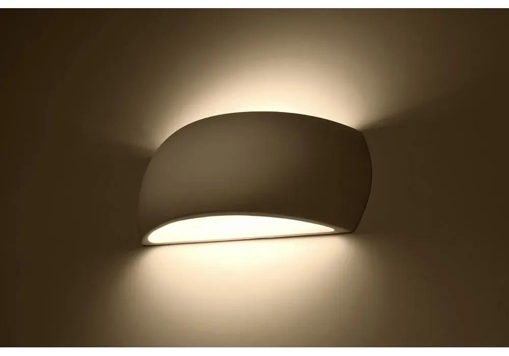 Бяла стенна лампа Palermo - Nice Lamps