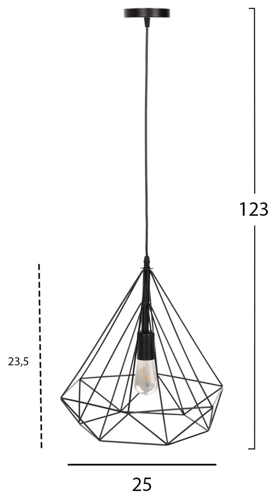 Лампа HM4040 черен цвят