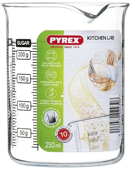 Чаша Pyrex Kitchen Lab Прозрачен Cтъкло - Капацитет - 0,5 л