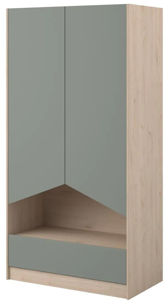 Гардероб Shield 2-врати-Prasino