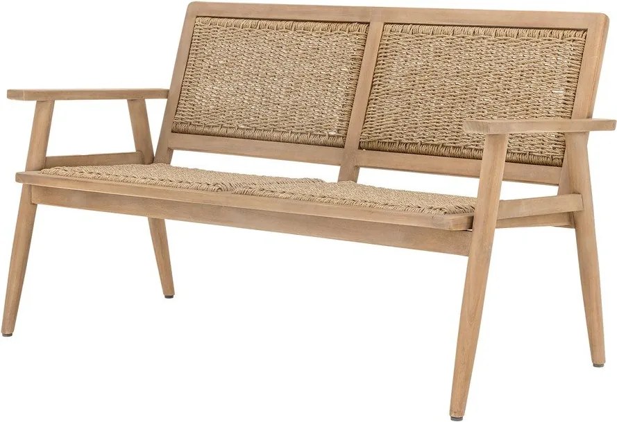 Градински диван от масивна дървесина в естествен цвят Sorrento – Bloomingville