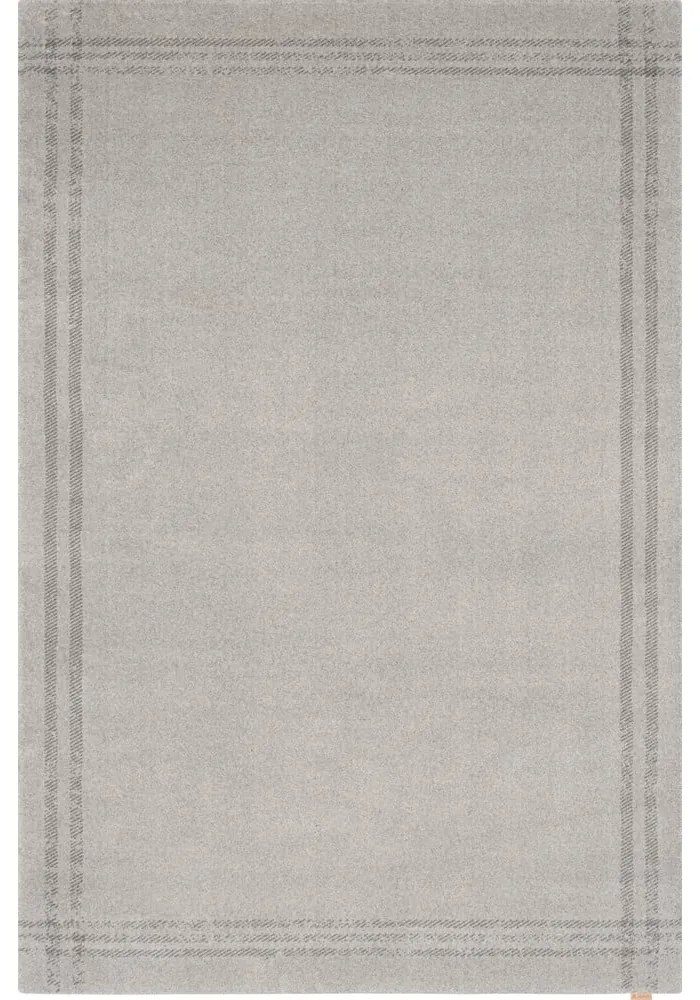 Кремав вълнен килим 160x240 cm Calisia M Grid Rim – Agnella
