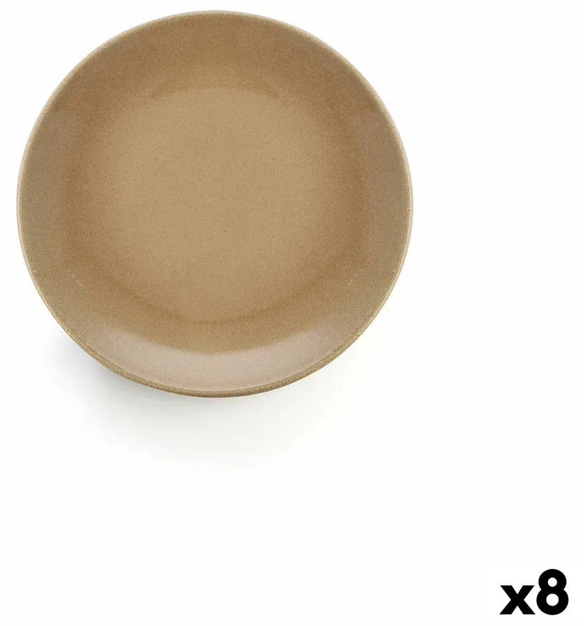 Lame plaat Anaflor Печена глина Керамика Бежов (25 cm) (8 броя)