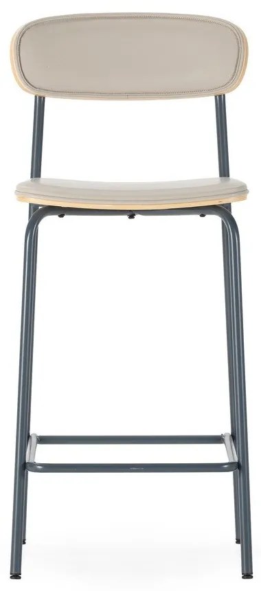 Бежови тапицирани бар столове в комплект 2 бр. (височина на седалката 65,5 cm) Saula – Marckeric