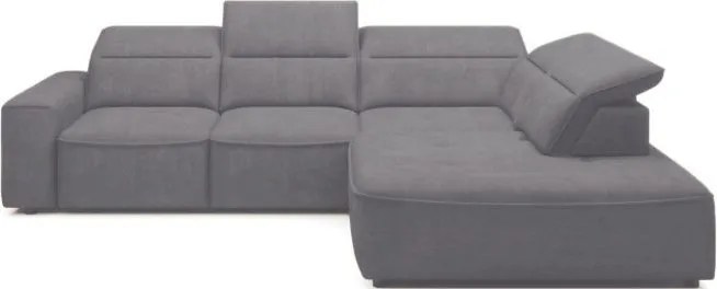 Ъглов диван Cenedra-сив-десен