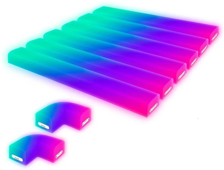 Brilo - LED RGBIC смарт лента 24W 230V Wi-Fi Tuya с дистанционно