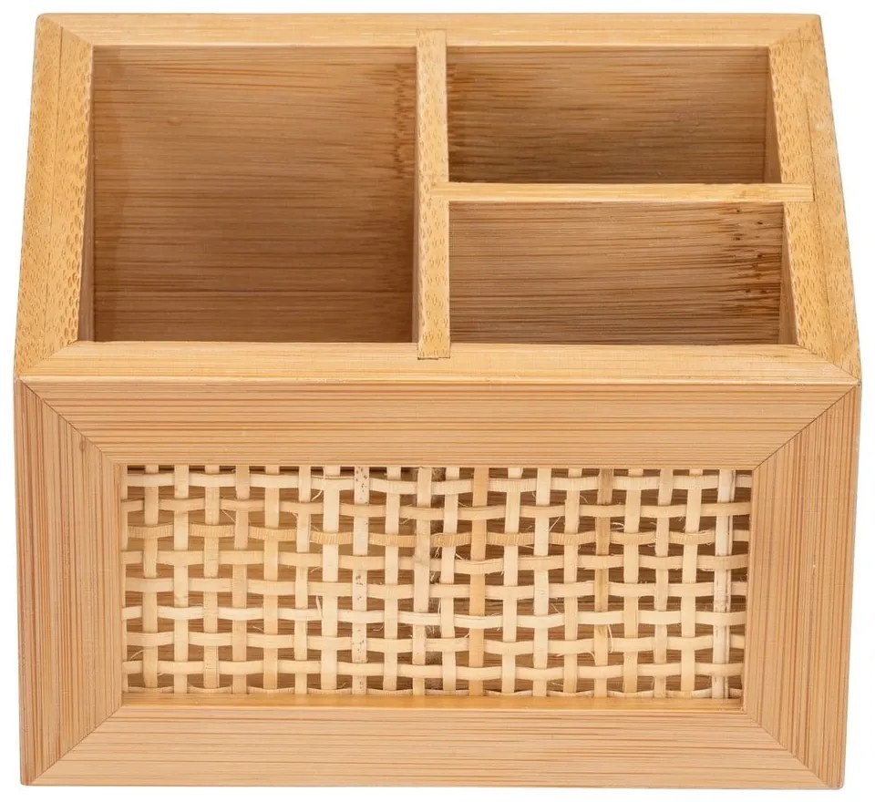 Бамбуков органайзер за баня Allegre, 12 x 9 cm - Wenko