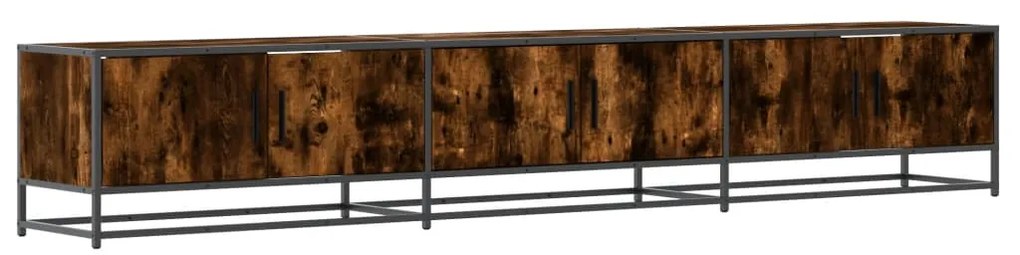 3300797 vidaXL ТВ шкаф, опушен дъб, 240x35x41 см, инженерно дърво