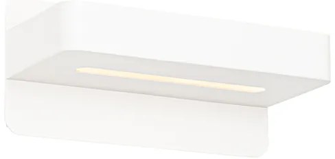 Модерна стенна лампа бяла с LED с USB и превключвател - Ted