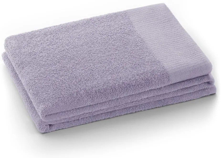 Памучна хавлиена кърпа от тери в цвят лавандула 70x140 cm Amari – Restilo