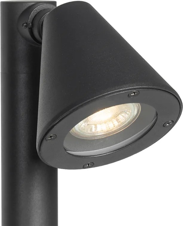 Модерен външен стълб черен 100 см IP44 Регулируем - Ciara