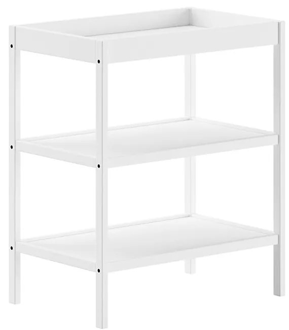 Бяла маса за преповиване от масивен бук Dino – Vipack