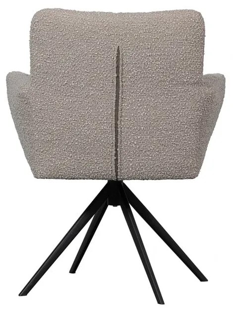 Бежов тапициран трапезен стол Vinny – WOOOD