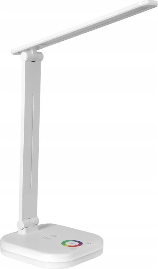 LED RGBW димируема настолна лампа с безжично зареждане LED/7W/5V USB бяла