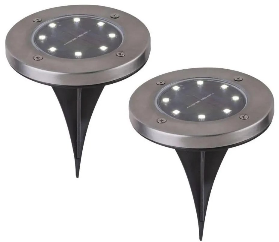 Globo 33414 - К-кт 2x LED Соларна лампа SOLAR LED/0,8W/3V IP44