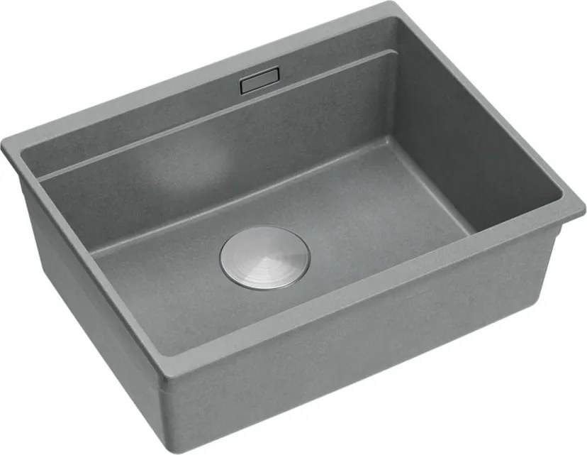 гранитна мивка Logan 100 Grey Metallic