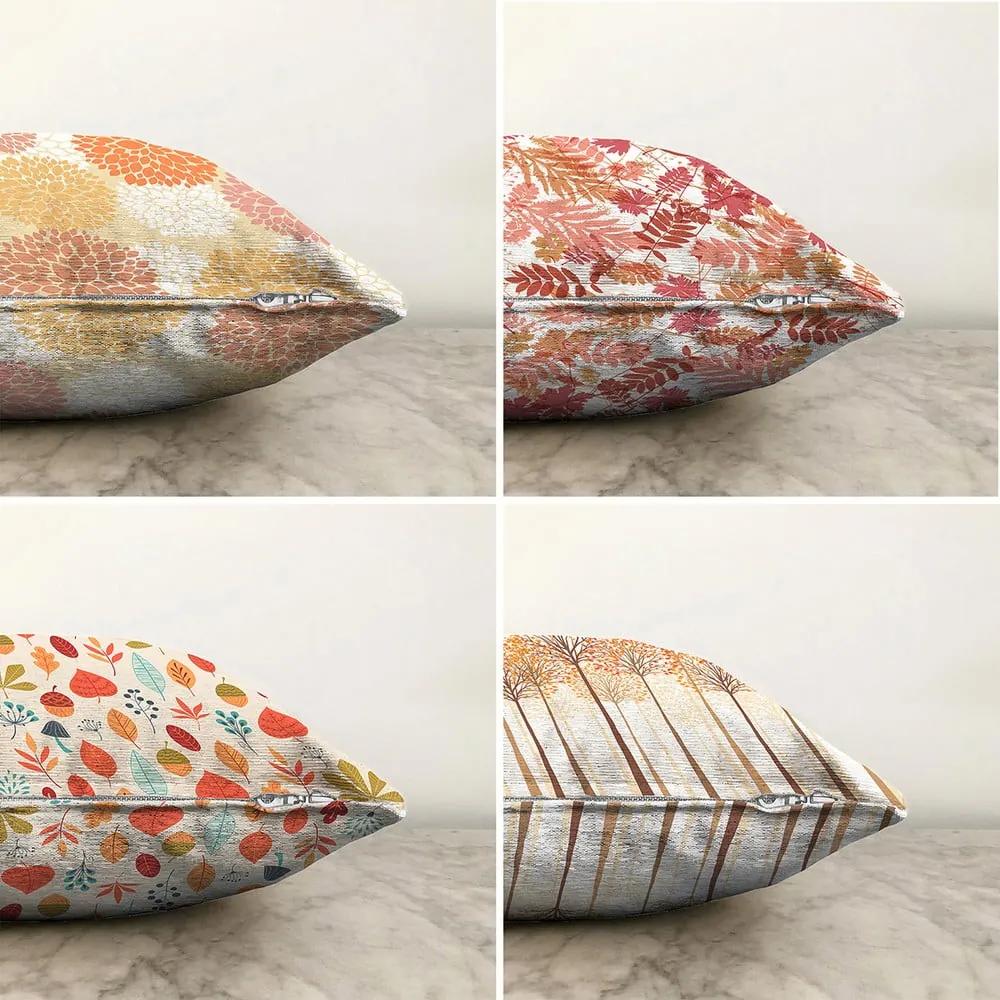 Комплект от 4 калъфки за възглавници Autumn Vibes, 55 x 55 cm - Minimalist Cushion Covers