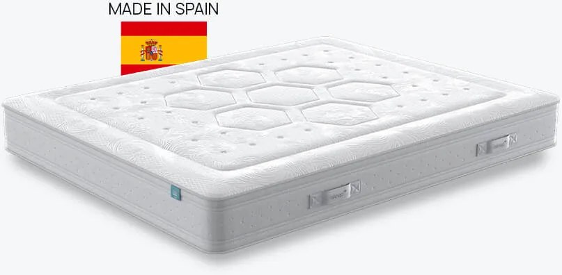 Матрак isleep, Nest Hybrid, 180x200x25, Среден, Покет пружина, Мемори гел пяна