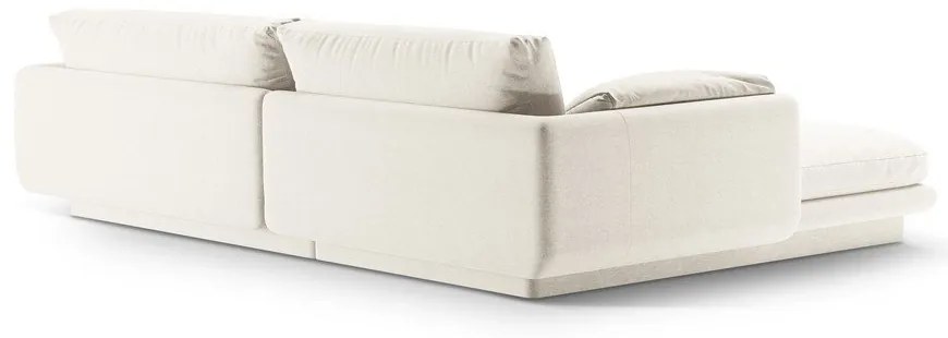 Бял ъглов диван (десен ъгъл) Torino – Micadoni Home