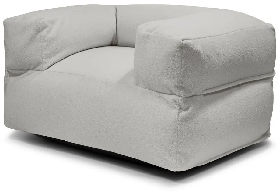 Светлосив пуф от букле MooG – SLOWDOWN