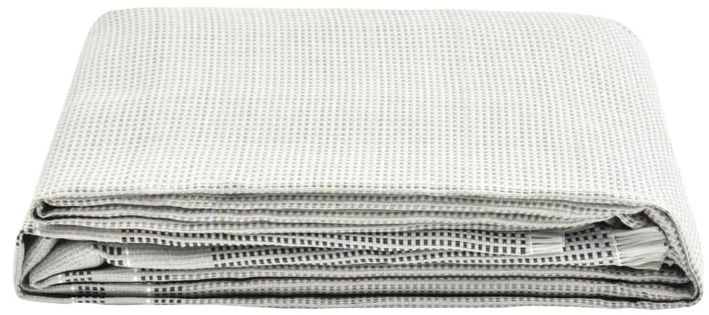 315161 vidaXL Килим за палатка, 400x250 см, сив