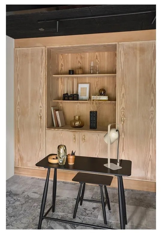 Черна ръчна изработка ваза от полирезин (височина 30 cm) Lyst – Villa Collection