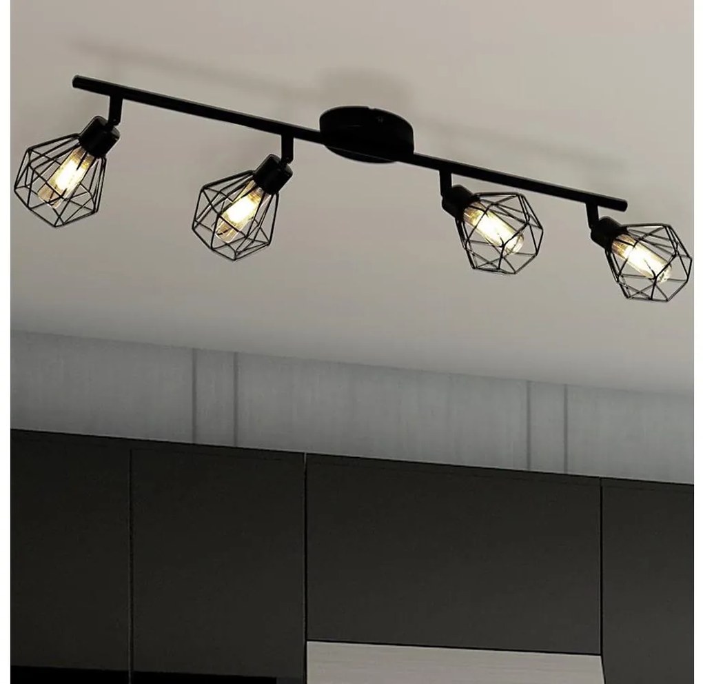 Eglo 55301 - LED спот ZAPATA 4xG9/3W/230V, черен