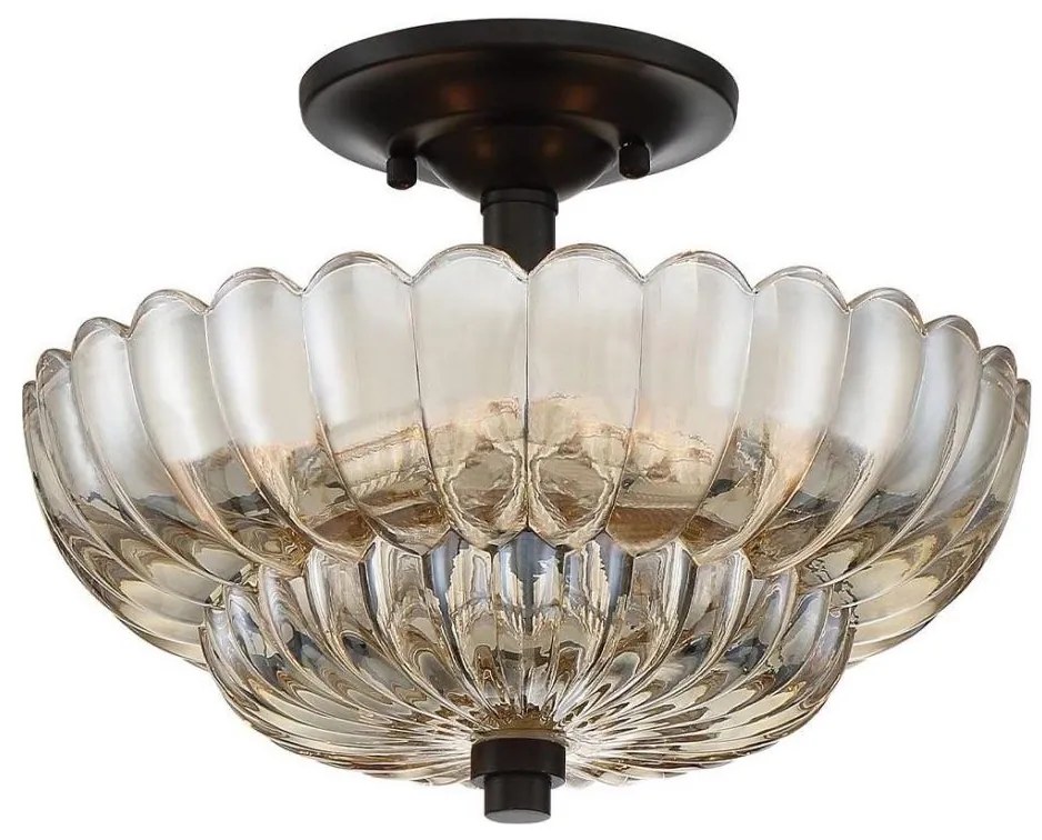 Quoizel QZ-WHITECAP-SF-S - Плафон WHITECAP 3xE14/40W/230V Ø 29,7 cm