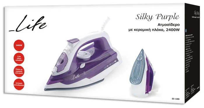 Електрически Парна ютия Life Silky Purple