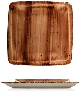Gural Porselen - Brown Квадратна чиния 17x17cm. (NBNORD17X17DU50KH)