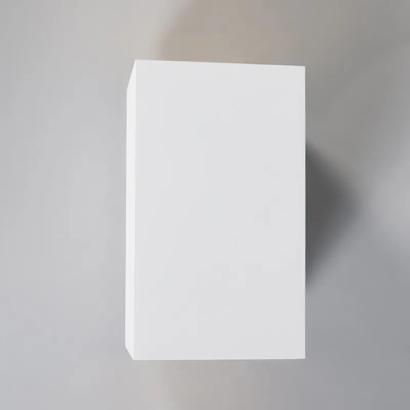 Модерен стенен аплик бял квадратен 2-светлина - Sandy