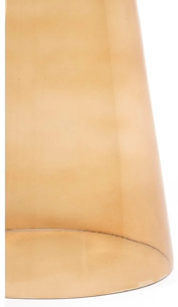 Стъклена кръгла странична масичка ø 30 cm Dakwa – Light &amp; Living